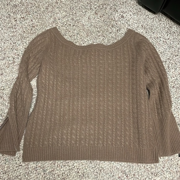 Oats cashmere 100% cashmere sweater with zip sleeve and boat neck - Picture 8 of 8